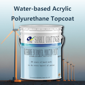 Water-based acrylic polyurethane topcoat