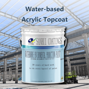 Water-based acrylic topcoat