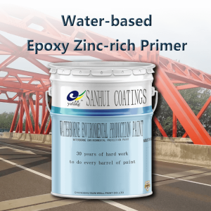 Water-based epoxy zinc-rich primer